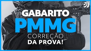 Gabarito Concurso PMMG correção da prova de Soldado Extraoficial [upl. by Tor485]