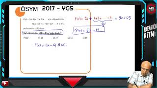 87 2017 YGS MATEMATİK [upl. by Mathilde]