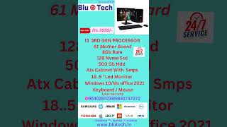 Desktop Laptop sales amp Service 247 Refurbished laptop sales contact BluTech refurbishedlaptops [upl. by Arelc753]