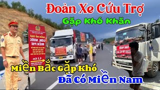 Đoàn Xe Cứu Trợ Bão Lũ Miền Bắc Gặp Khó Khăn Khi Qua Trạm Thu Phí [upl. by Eesyak769]