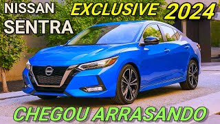 Novo Nissan Sentra Exclusive 2024  Chegou Arrasando Confira em Detalhes [upl. by Goldwin]