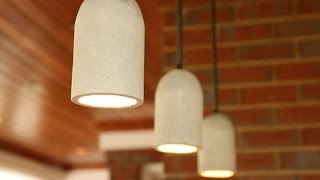 DIY Concrete Pendant Lights [upl. by Damiano]