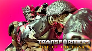 “Give me a real fight” Transformers Rise Of The Beasts Stop motion [upl. by Normie]