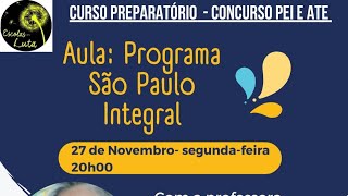 2711 ás 20 h Programa São Paulo Integral [upl. by Ellehcar]