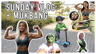 SÖNDAGSVLOGG  Mukbang för Denice amp Vince är hulken [upl. by Codd]