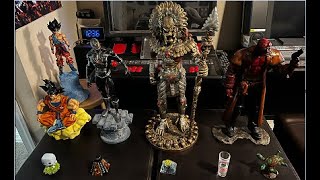 Statues from Mexico  Hell Boy Spider Man Goku Predator [upl. by Nylrahs983]