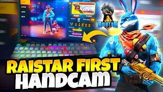 Finally Raistar Pc🖥 Handcam Gameplay🤯❤ Must Watch  Garena Free Fire Max [upl. by Oilla]