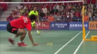 HD F  2014 Asian Games  MS  LIN Dan vs CHEN Long [upl. by Kresic]