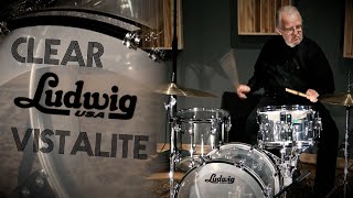 Ludwig VISTALITE Downbeat Kit  Clear [upl. by Aihtnys638]