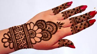 Easy Mehndi Design 2024 Eid Mehandi Ka Dizain [upl. by Belayneh]