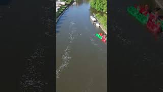 River Avon Evesham river travel dronevideo drone djimini4pro aerialview dji [upl. by Grosz]