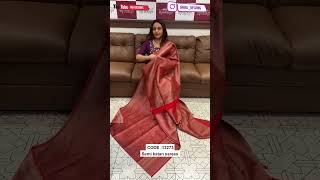 Semi katan sarees collections for booking visits fabrics saree ihadesigns onlineshopping [upl. by Eeclehc]