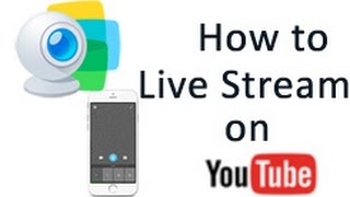 How to live RTMP streaming on YouTube using ManyCam mobile [upl. by Carline]