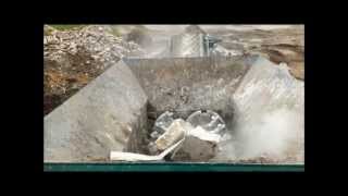 Shredding Concrete With Rebar [upl. by Payson]