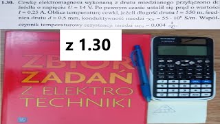 Zadanie 130 Elektrotechnika  zbiór zadań by Aleksy Markiewicz [upl. by Llerrahs]