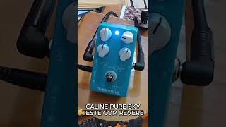 CALINE PURE SKY  TESTE COM REVERB caline puresky pedal pedaisdeguitarra pedais [upl. by Eidoow658]