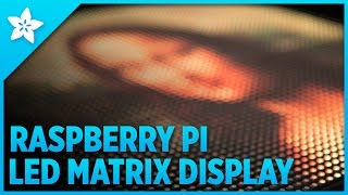 Raspberry Pi LED Matrix Display [upl. by Bail]