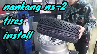 Nankang NS2 tires install [upl. by Irim]