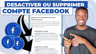 Comment désactiver un compte Facebook 2022  SUPPRIMER le compte Facebook [upl. by Ahseim]