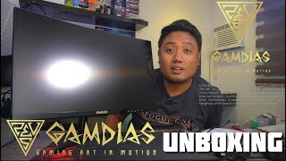 Cheapest Curve Gaming Monitor 144hz GAMDIAS UNBOXING  jccaloy [upl. by Martina]