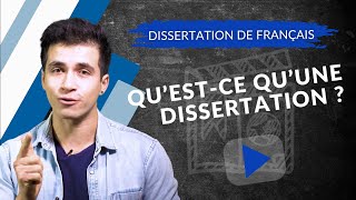 Quest ce quune dissertation [upl. by Milli894]