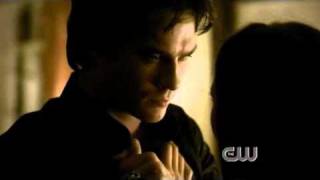 Season 2 Damon kisses Elena  The Vampire Diaries [upl. by Tica]