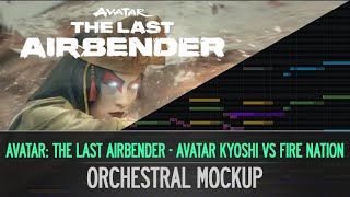 Avatar The Last Airbender  Avatar Kyoshi Theme Fire Nation Fight  🎶Mockup [upl. by Fiorenze]