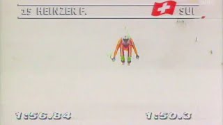 Franz Heinzer wins downhill Kitzbühel 1992 [upl. by Yticilef]