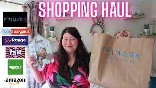 PRIMARK HOME BARGAINS BampM THE RANGE  AMAZON SHOPPING HAUL [upl. by Aynosal]