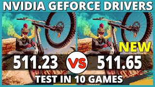 NVIDIA drivers 51123 vs 51165  Test in 10 Games  Best driver for Fortnite Valorant Warzone [upl. by Catlee356]