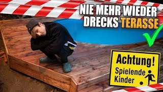 Kack POOL Terrasse ist endlich FERTIG nie wieder [upl. by Adla834]