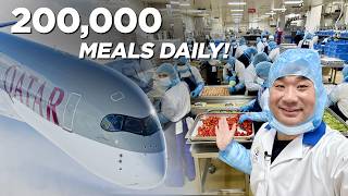 Inside Qatar Airways  How do they make 200000 Airplane Meals a day [upl. by Novehc243]