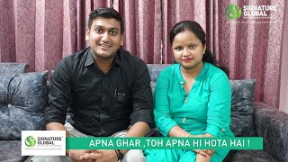 Signature Global The Serenas Customer Testimonial – Mr amp Mrs Atul Singla [upl. by Ramad999]