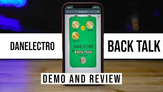 Danelectro Back Talk Reverse Delay Pedal Demo and Review [upl. by Peggy]