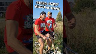 NAUKA NA ROWERZE KIEDYS VS DZISIAJ [upl. by Enelrak]