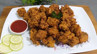 How to make chicken pakora॥Easy chicken pakora recipe॥চিকেন পাকোড়া॥সহজ উপায়ে পাকোড়া রেসিপি॥ [upl. by Odel616]