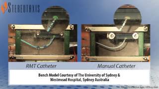 Cardiac Catheter Stability in Beating Heart  Westmead Hospital Bench Model [upl. by Nanerb770]