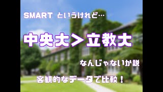 SMARTというけれど中央大＞立教大じゃね？客観的なデータで徹底比較！ [upl. by Ammej]