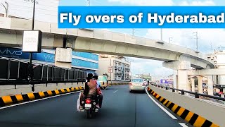 flyovers and underpasses of hydeabad │ part 02 │ Hyderabad infrastructure [upl. by Neersin376]