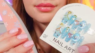 asmr nail salon 💅🏻 [upl. by Englis]