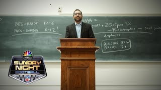 College professors use math to settle Brady vs Rodgers debate I NFL I NBC Sports [upl. by Ylreveb]