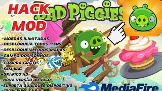 BAD PIGGIES MOD MENU 100 FUNCIONAL DOWLOAD MEDIAFIRE [upl. by Nrevel]