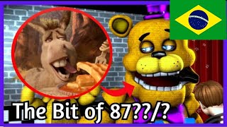 FNADUBLAGEMFNAF Aquela mordida engraçada  DUBLADO  Five Nights at Freddys PTBR [upl. by Omiseno]