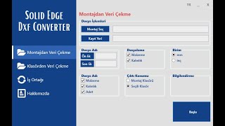 Solid Edge DXF Converter Makro [upl. by Mildrid]