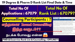 ⏰Rank List 2024 Final Date amp Time TN Paramedical Counselling 2024 😱 நடக்க போவது என்ன [upl. by Kotta]