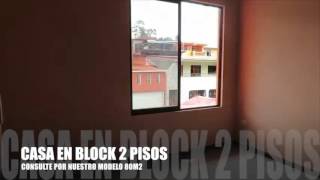 segunda planta de esta vivienda en block en 80m2 Casas Prefabricadas Costa Rica [upl. by Wills578]