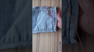 Sewing Tips and Tricks  Sewing Technique for Beginners shorts sewingtipsandtricks asmr [upl. by Iral]