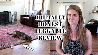 BRUTALLY HONEST RUGGABLE REVIEW  Pros amp Cons of Washable Rugs [upl. by Jaycee]