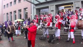 Guggemusig Birsblootere Birsfelden  Birsfälder Fasnacht Guggekonzärt 21022015 [upl. by Kylie]