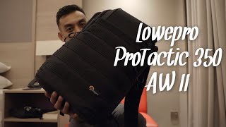 Lowepro ProTactic 350 AW II first thoughts [upl. by Sylram]